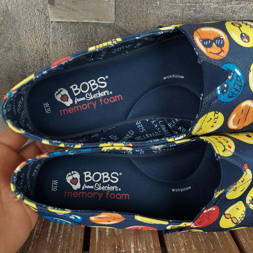 Bobs From Skechers Arch Pillow Memory Foam Emoji … - image 2